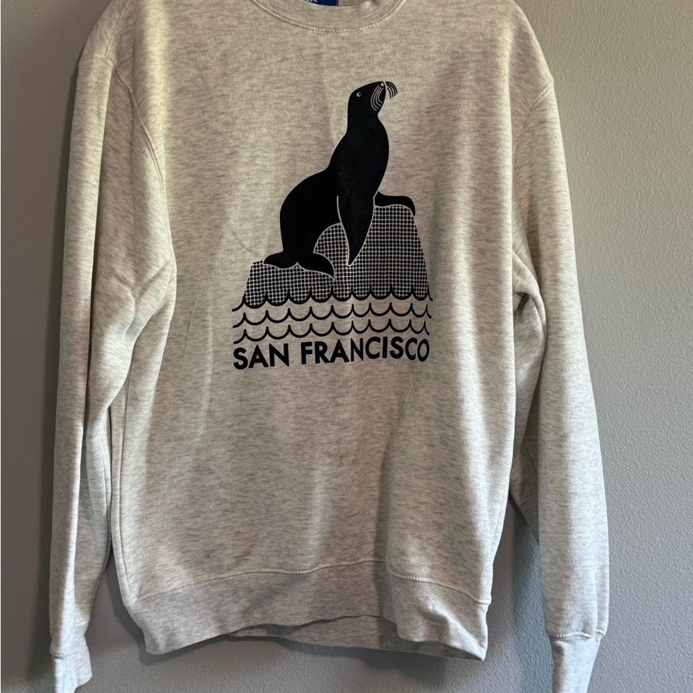 Culk San Francisco Graphic Seal Crewneck Sweatshirt